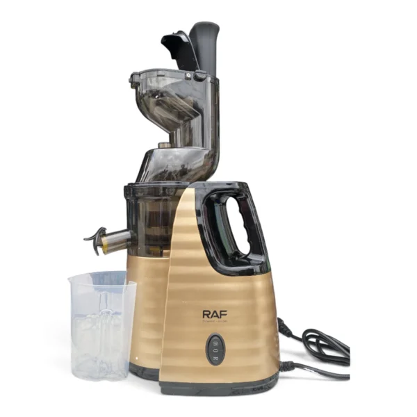 RAF Slow Masticating Juicer – Stainless Steel Filter, 3-Year Warranty