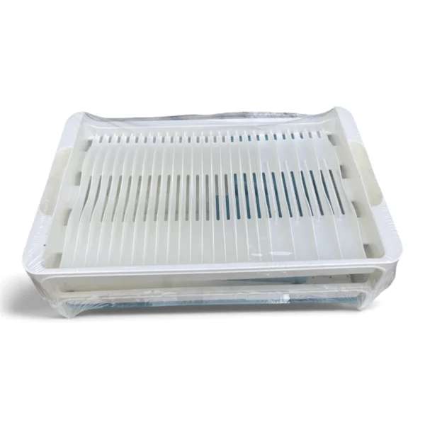 2-Tier Multi-Purpose Dish Drying Rack with Utensil Holder