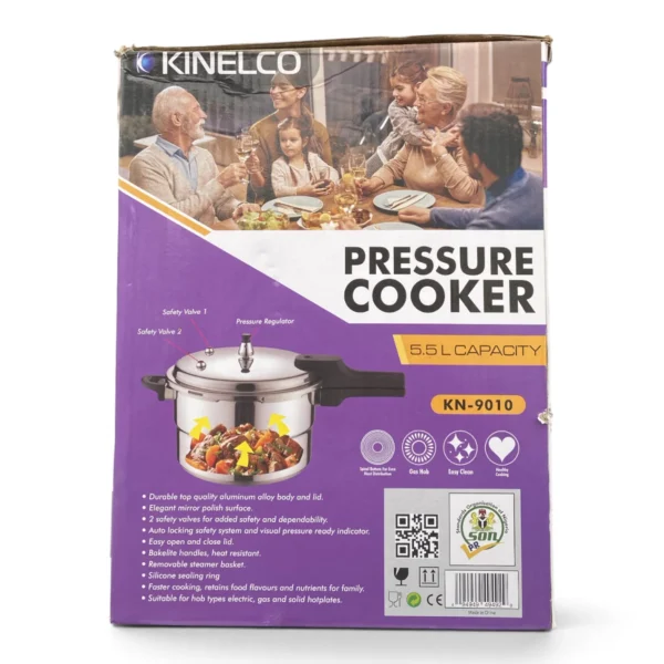 IMG_0741 Kinelco Aluminum Pressure Cooker KN-9010 – 5.5L Capacity