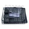 Multifunctional 2-Tier Dish Rack with Drain Pan and Cutlery Holder