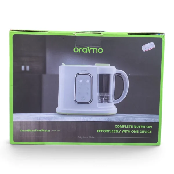 Oraimo OBF-501 Smart Baby Food Maker – Steam, Blend & Digital Control