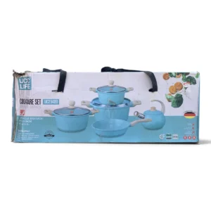 UCC Life Granite Series Cookware Set – 9 Pieces (UC23409), Non-Stick