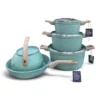 UCC Life Granite Series Cookware Set – 9 Pieces (UC23409), Non-Stick