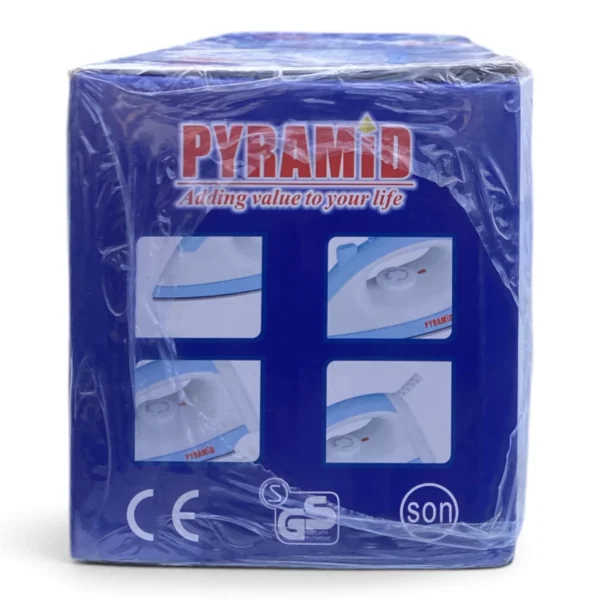 Pyramid PEI-514 Dry Iron with Spray – 1000W, Non-Stick Soleplate