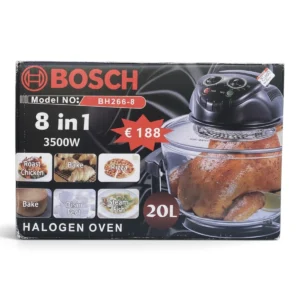Bosch BH266-8 Halogen Oven – 20L, 8-in-1, 3500W Multi-Function Cooker