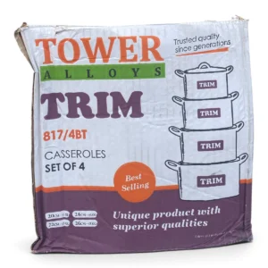 TRIM 817/4BT Casseroles Set of 4 — 20cm, 22cm, 24cm & 26cm