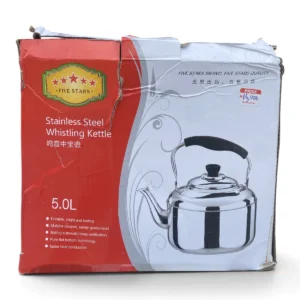 IMG_1411 Five Stars 5.0L Stainless Steel Whistling Kettle — Automatic Boiling Notification