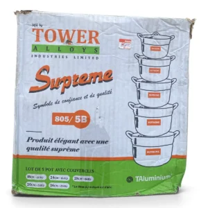 Tower Alloys "Supreme" Pot Set (805/5B)