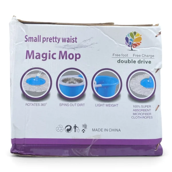 Small Pretty Waist" 360° Spin Mop with Double Drive Bucket