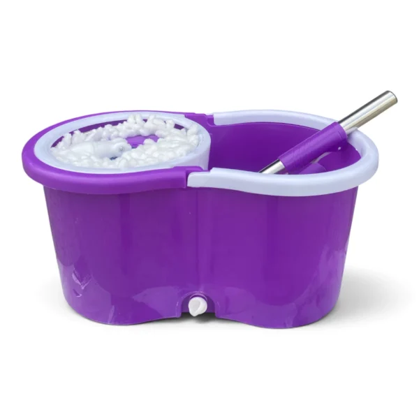 Small Pretty Waist" 360° Spin Mop with Double Drive Bucket