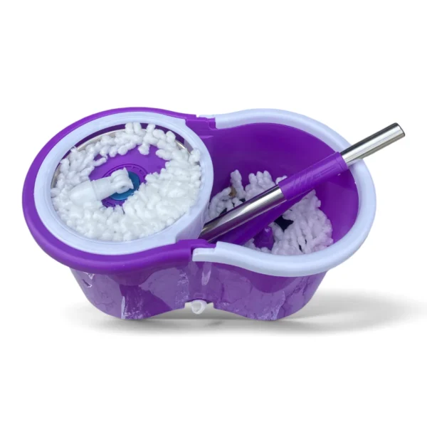 Small Pretty Waist" 360° Spin Mop with Double Drive Bucket