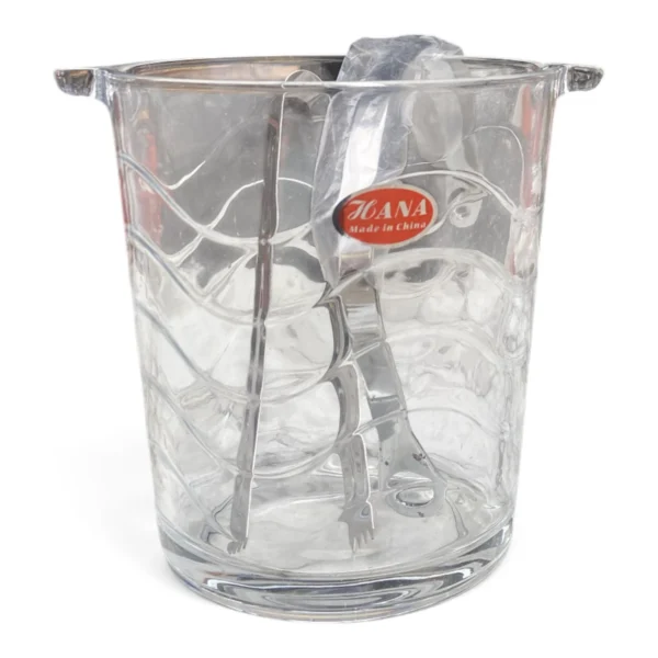 Hana Ice Bucket with Tongs (Item No: BT-3B/BHA1)