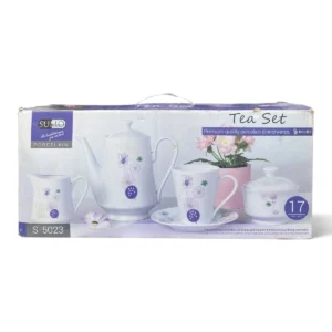 Sumo Porcelain Tea Set (17pcs), Round – Model S-5023
