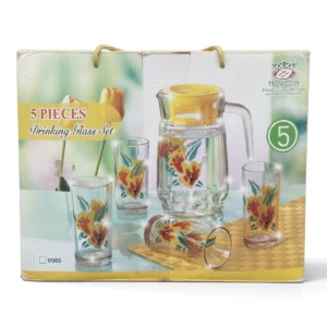 Horizon Finest Italian Collections 5-Piece Drinking Glass Set (Model V005)