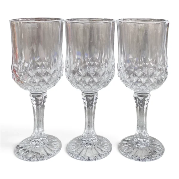 SMP Exquisite Glass Wine Goblet Set (3pcs)