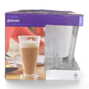 IMG_1717 Tesco 4 Latte Glasses Set