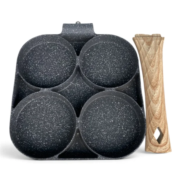 MBH Eco-Friendly 4-Cup Egg/Pancake Frying Pan