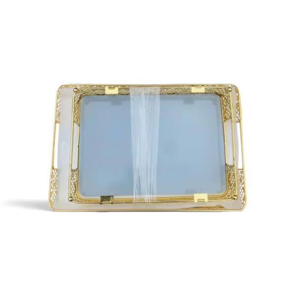 Gold Metal Dry Fruit Tray