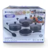 Kinelco KN-6016 4-Piece Aluminium Non-Stick Cookware Set
